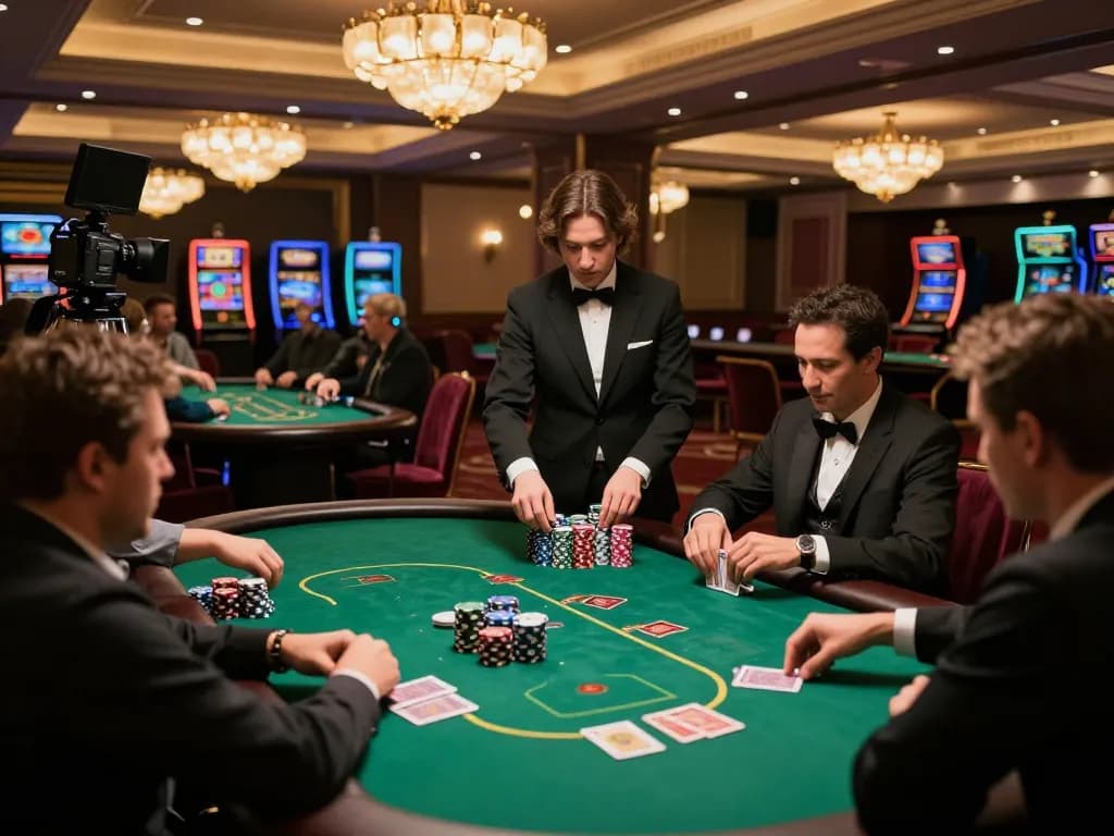 Experience strategic poker gameplay at RR88 in an elegant casino setting
