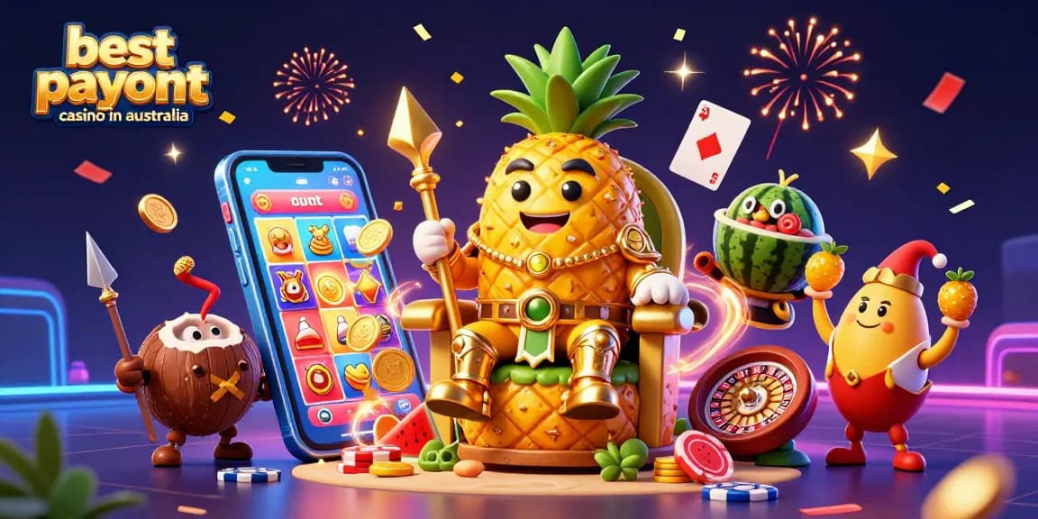 Experience the thrill of the best payout casino in Australia with exciting gaming action, lively characters, and vibrant visuals.