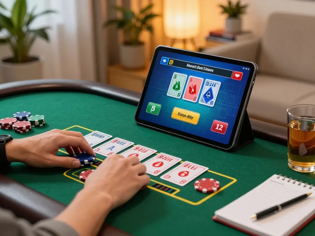 Engage with immersive gameplay on Website 9bet live dealer blackjack in a cozy home setting