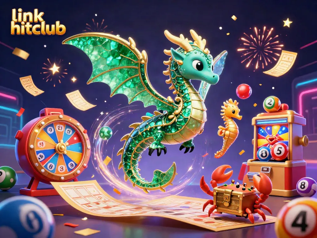 Experience the excitement of winning at link hitclub with vibrant lottery elements and a magical underwater scene.