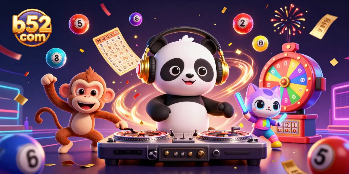 Experience the excitement of b52 com with vibrant characters and dynamic gambling elements.