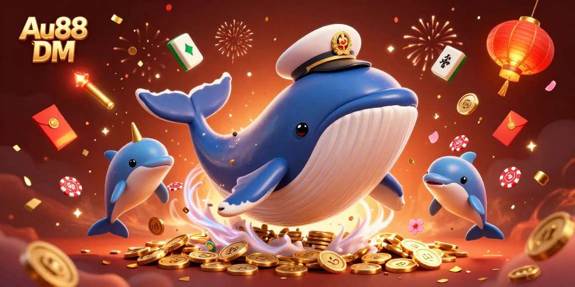 Engage in thrilling gameplay at Au88 DM with a vibrant scene featuring cartoon characters and casino elements.
