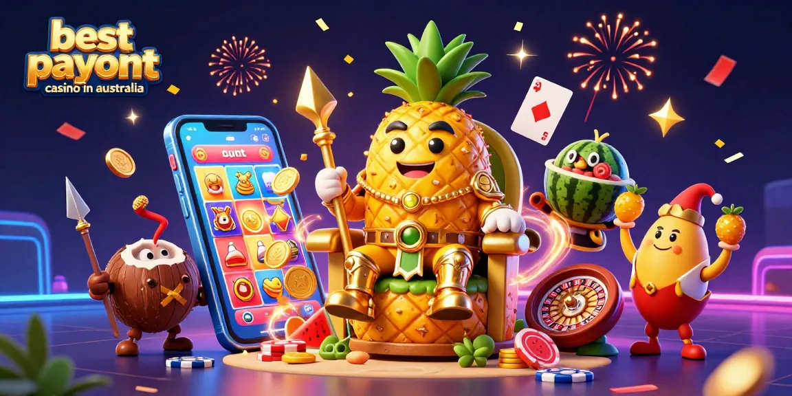 Experience the thrill of the best payout casino in Australia with exciting gaming action, lively characters, and vibrant visuals.