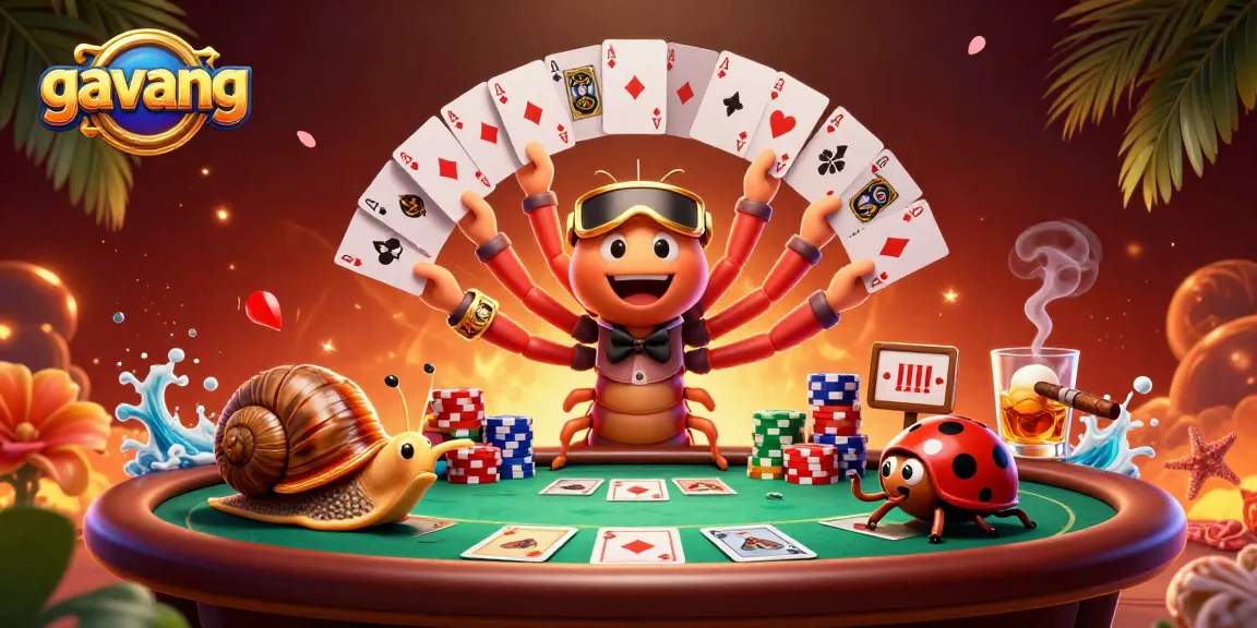 Experience the thrill of gambling with gavang, where a millipede dealer and friends engage in poker.
