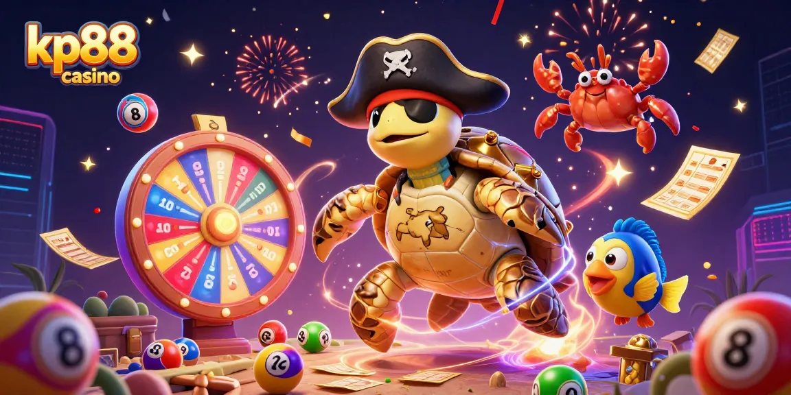 Experience the excitement of kp88 casino with vibrant 3D characters and dynamic gaming elements.