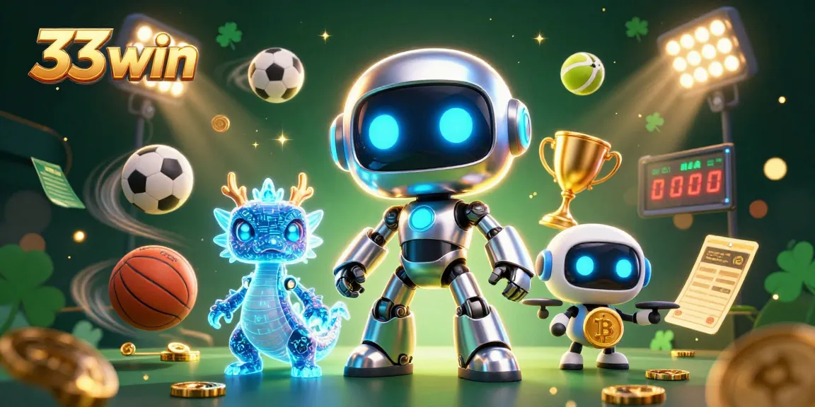 Win big with 33 win! Experience thrilling sports betting action with vibrant 3D characters.